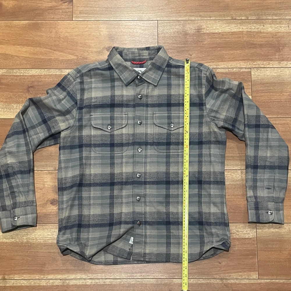 Men's Iron & Resin Flannel - Blue and Gray